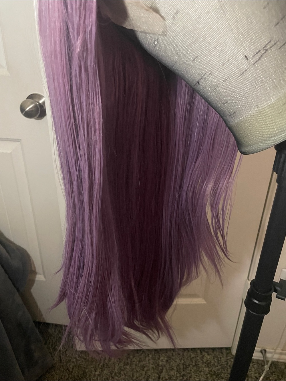 13x4 Premium Ash Lavender Lace Front Wig - Picture 12 of 16